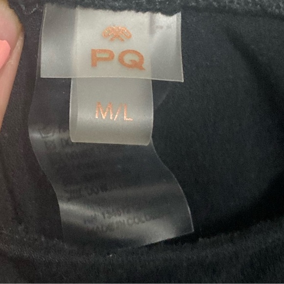 PQ Swim Sienna Open Back Cutout Maxi Dress Size M/L Black - Picture 7 of 8